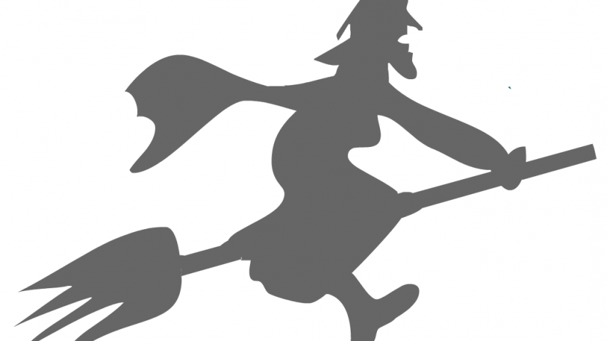 Free Printable Witch Stencil for Halloween