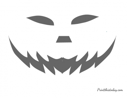 22 Free Printable Halloween Pumpkin - Free Printable Halloween Stencil 19 425x328