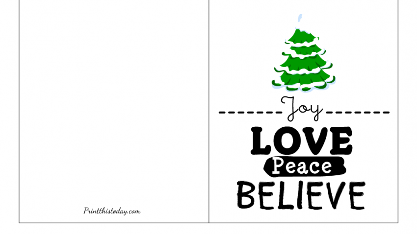 Joy, Love, Peace, Believe