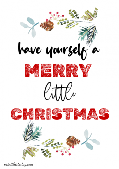 Free Printable Farmhouse Christmas Signs