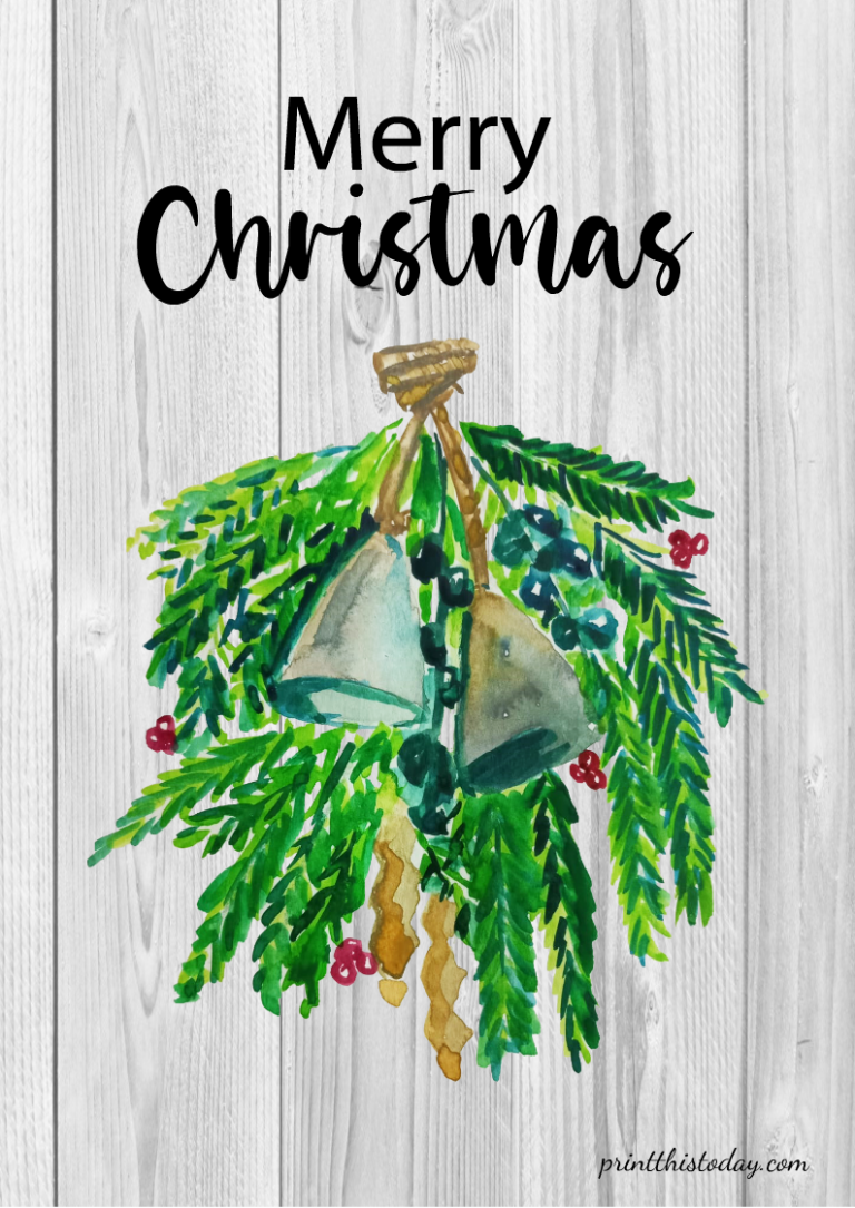 Free Printable Farmhouse Christmas Signs