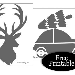 16 Free Printable Christmas Stencils
