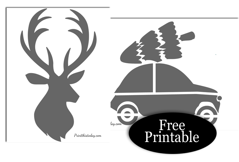 16 Free Printable Christmas Stencils