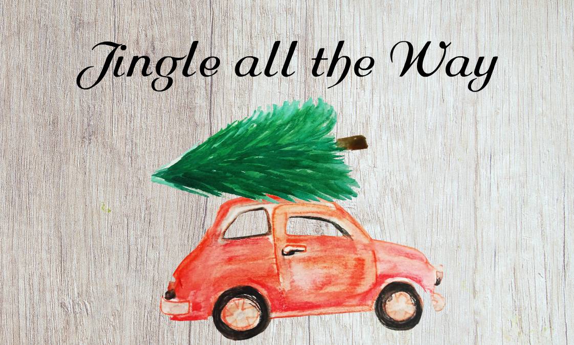 Jingle All the Way, Free Printable Christmas Sign