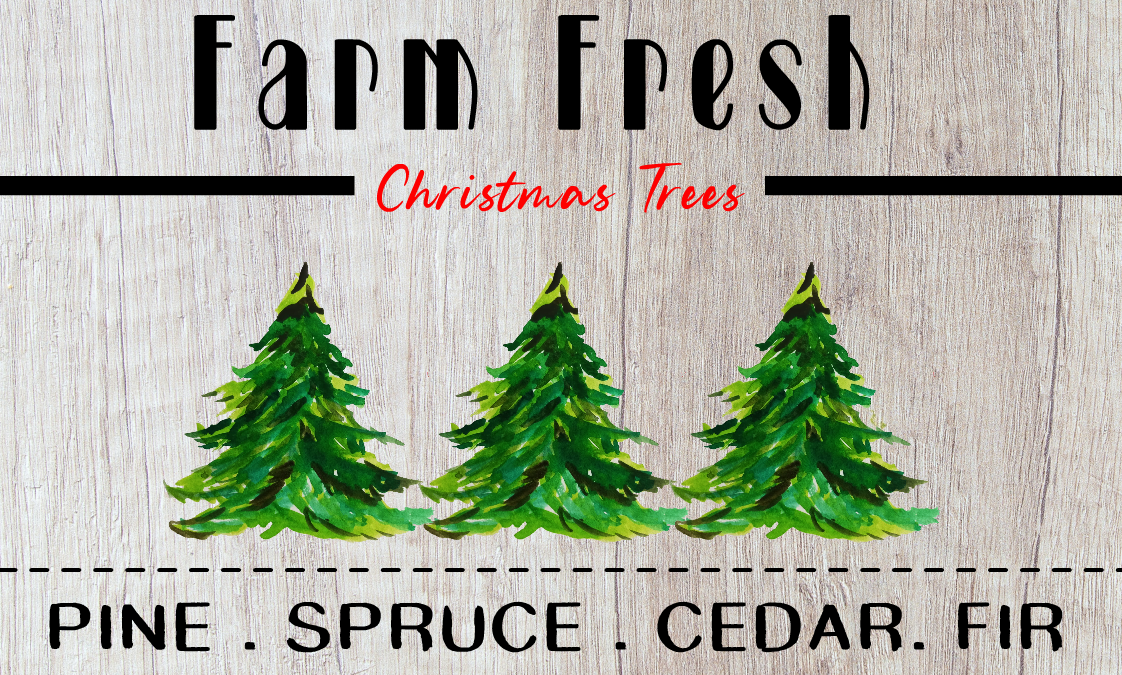 Free Printable Farmhouse Christmas Sign