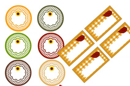 Free Printable Fall Jars and Pantry Labels