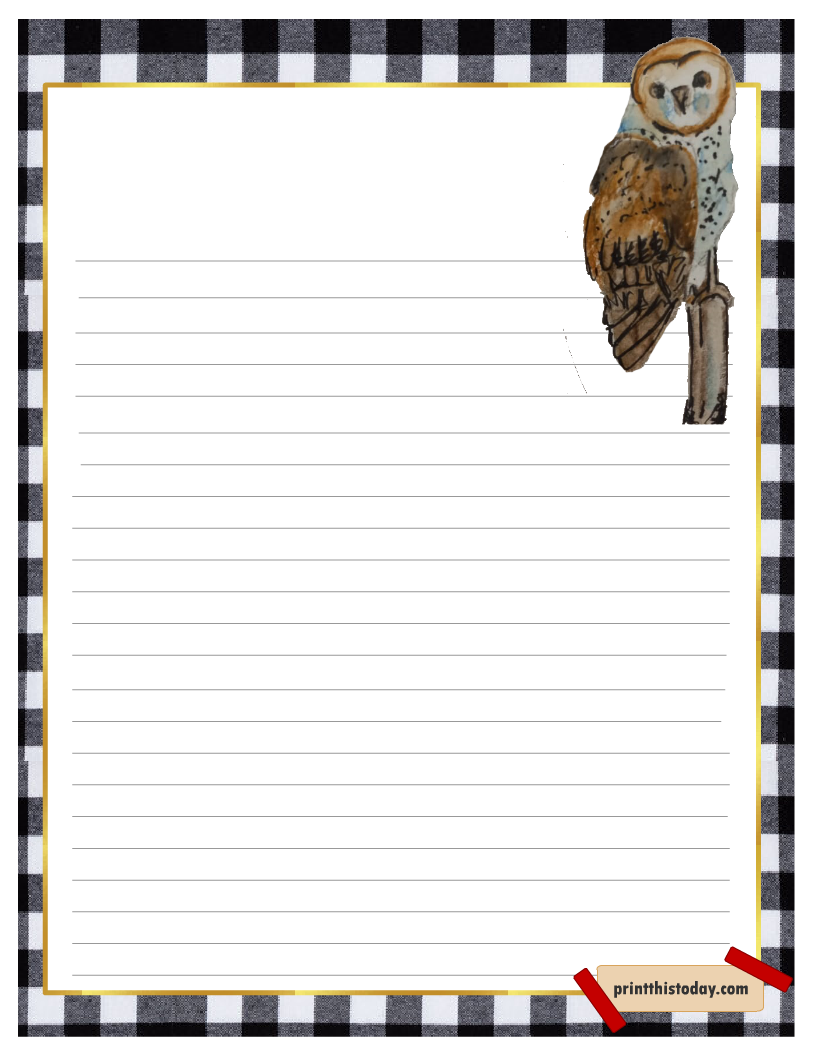 Free Printable Halloween Writing Paper Stationery