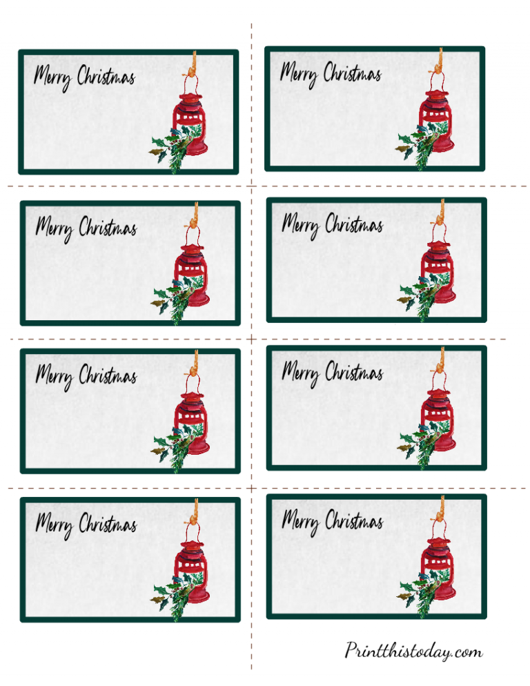 Christmas Labels Printable Printable Free Templates