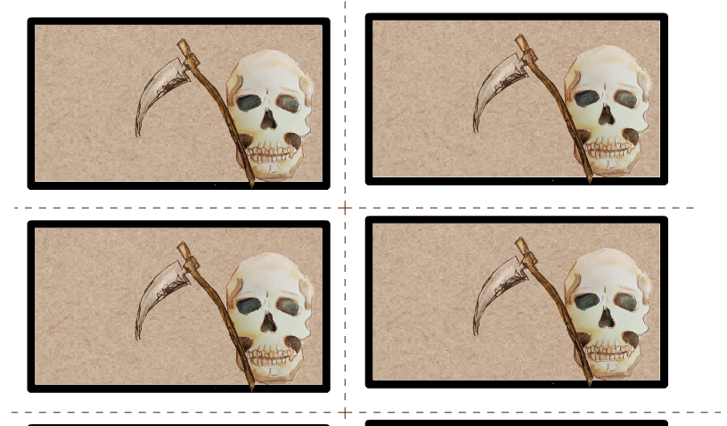 Skull and Scythe, Free Printable Halloween Labels for Everything