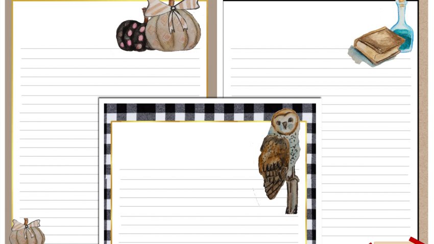 Free Printable Halloween Writing Paper Stationery