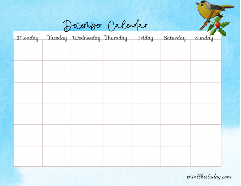 12 Free Printable Christmas Planner Pages