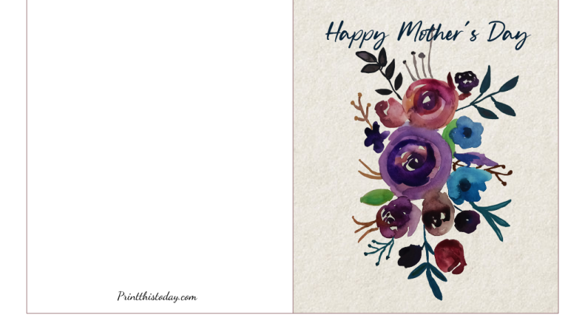 Free Printable Happy Mother's Day Card