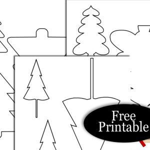 Free Printable Christmas Tree Templates