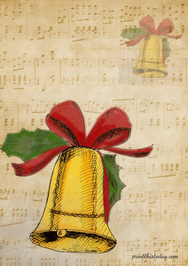 Free Printable Vintage Christmas Junk Journal Stationery