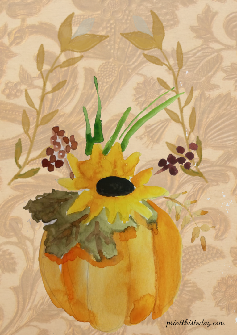 Free Printable Fall Junk Journal Pages