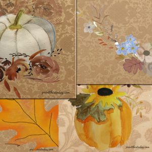 Free Printable Fall Junk Journal Pages