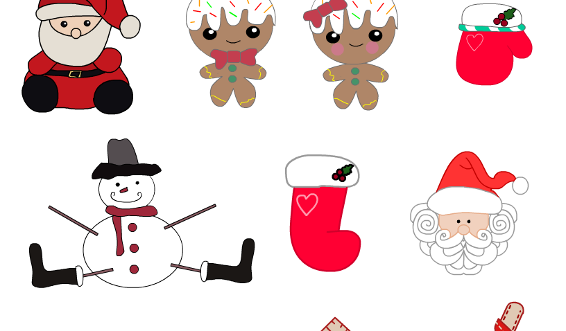 Free Printable Cute Christmas Stickers