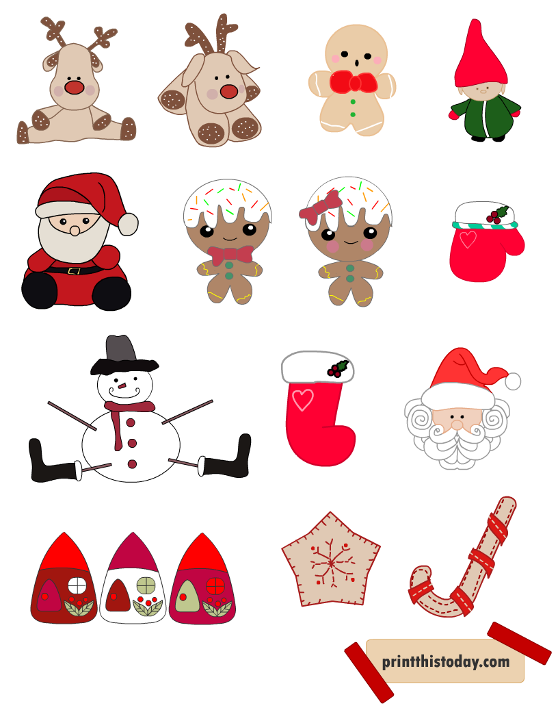 Free Christmas Stickers for Your Planner (Printable!) - DIY Candy