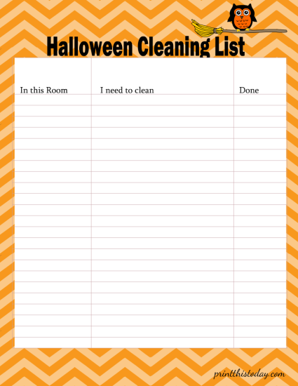 Free Printable Halloween Planner Pages Kit