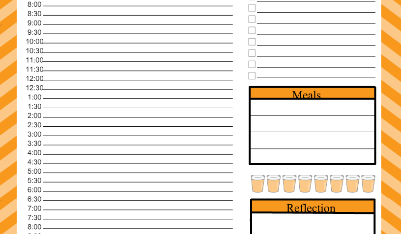 Free Printable Halloween Daily Planner