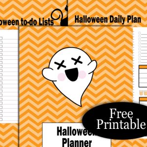 Free Printable Halloween Planner Pages Kit