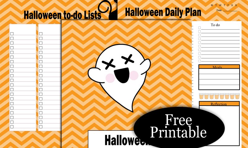 Free Printable Halloween Planner Pages Kit