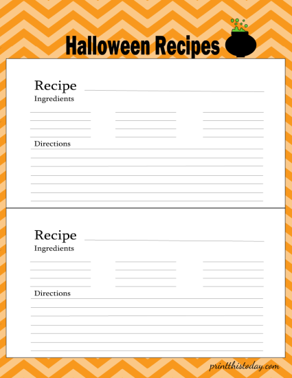 Free Printable Halloween Planner Pages Kit