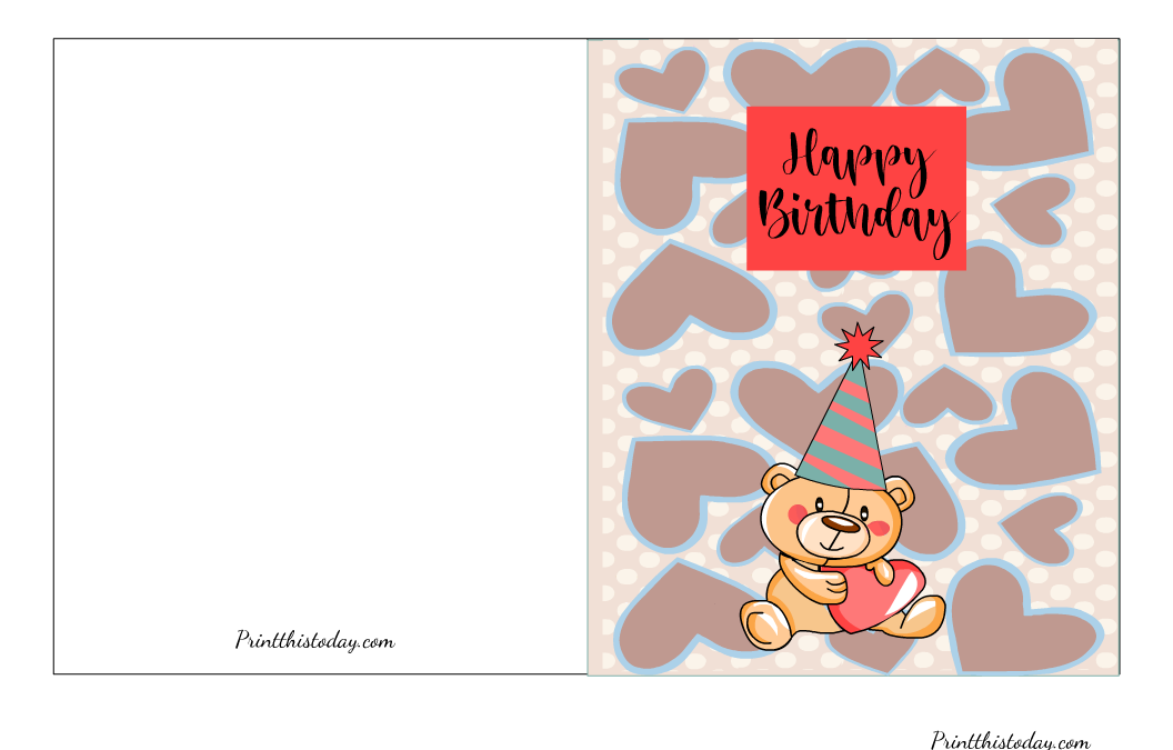 A Beary Birthday, Card for Everyone