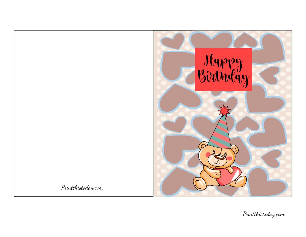 65 Free Printable Birthday Cards for Adults and Kids