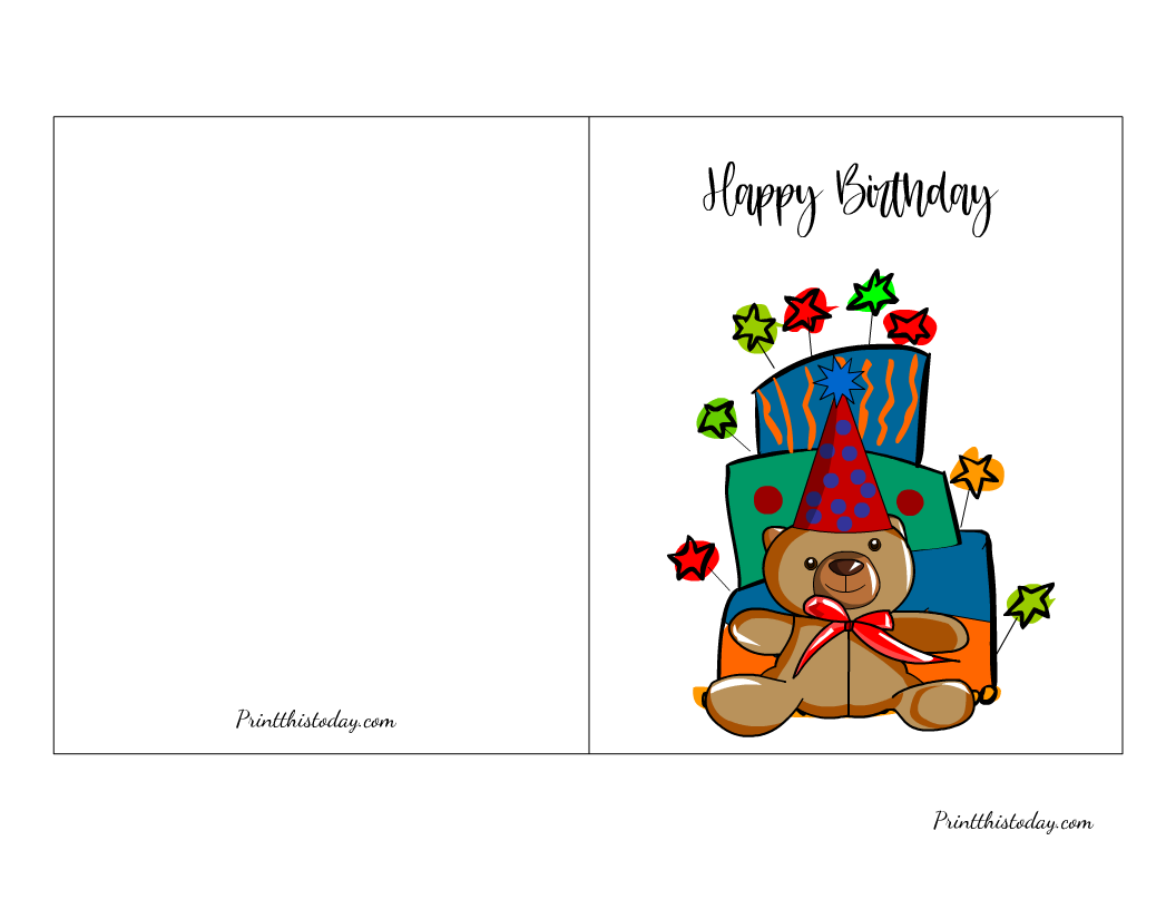 65 Cute Free Printable Birthday Cards for Everyone