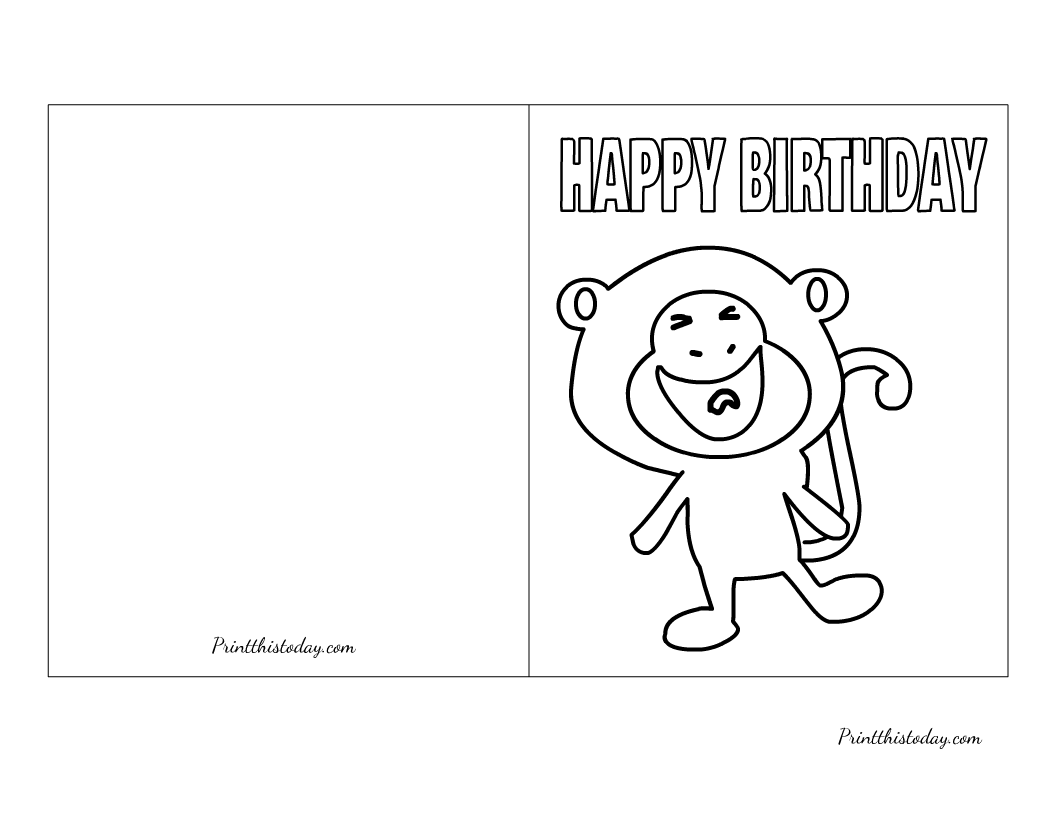 65 Cute Free Printable Birthday Cards for Everyone