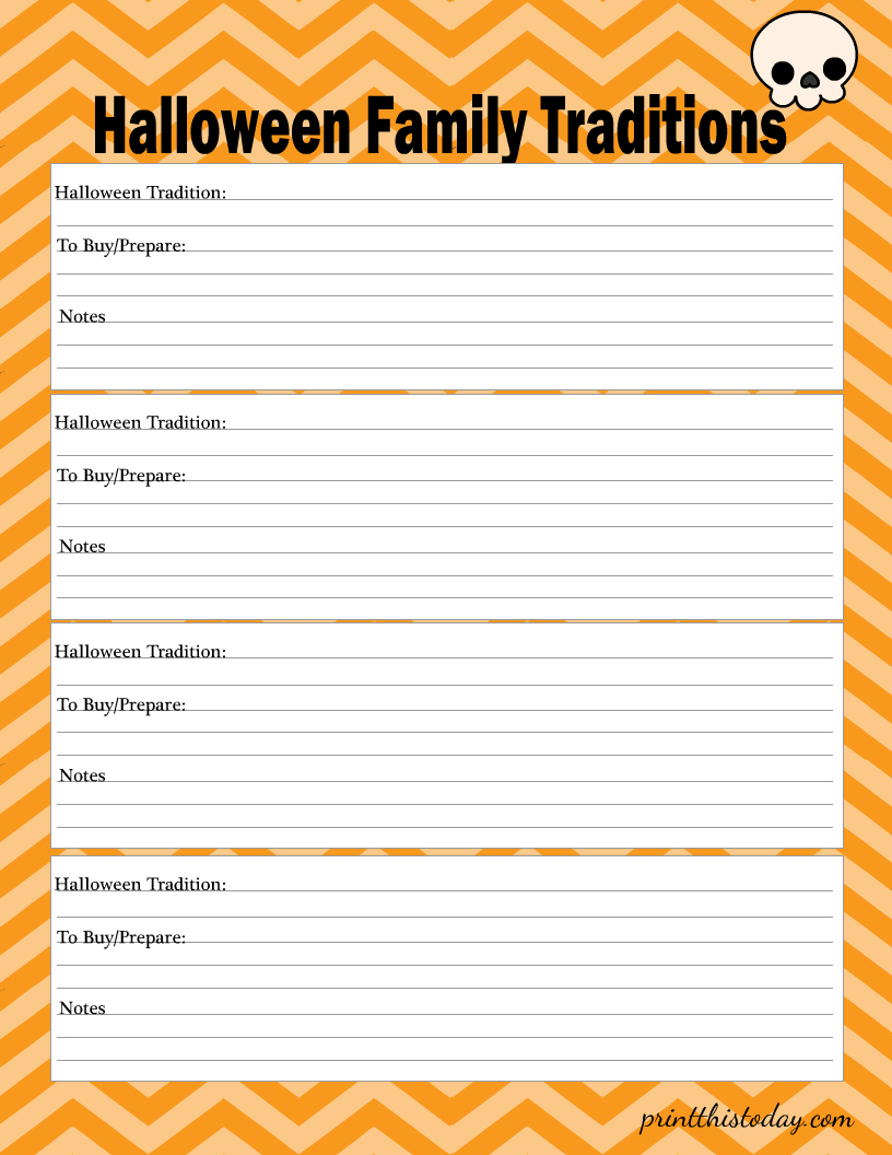 Halloween Family Traditions