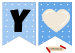 Free Printable It’s a Boy, Cute Baby Announcement Banner