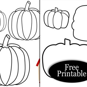27 Free Printable Pumpkin Templates for DIY Crafts