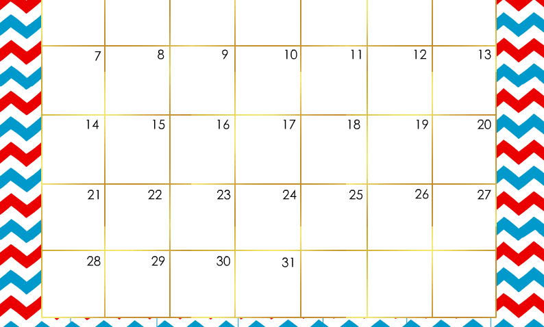 Free Printable July Calendar Page for 2024