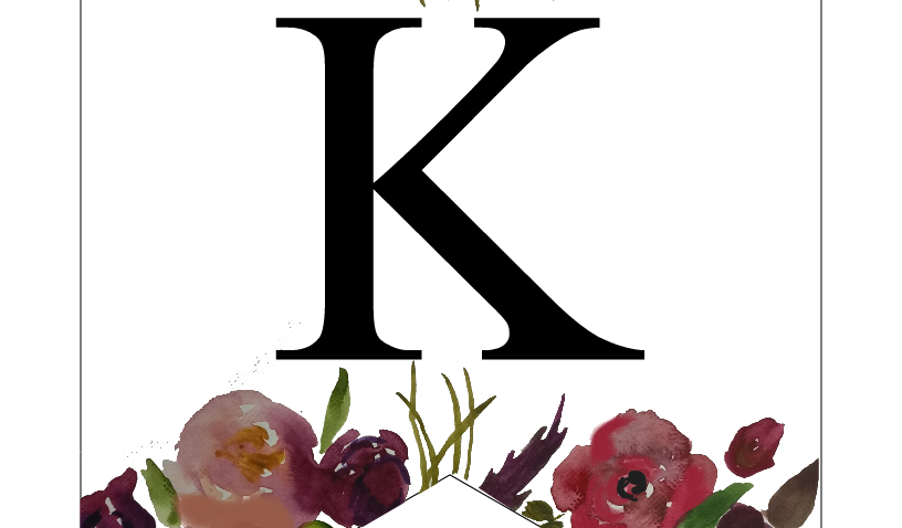 Free Perintable Alphabet Letter K Banner