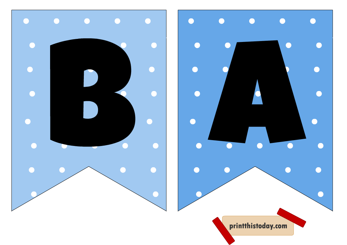 Free Printable Baby Shower Banner 