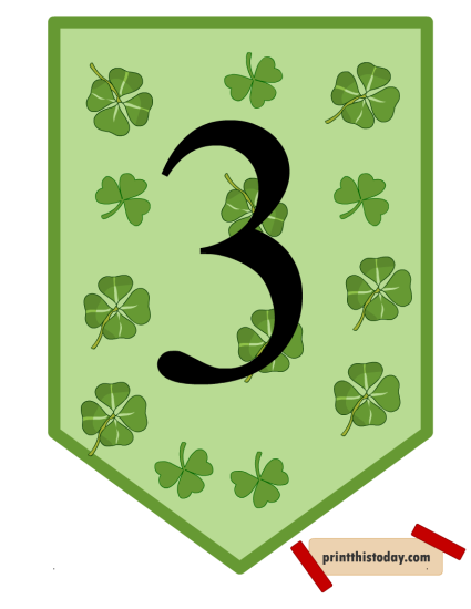 Free Printable Saint Patrick’s Day Banner