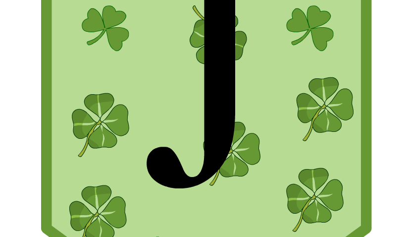 Cute Printable Banner for Saint Patrick's Day