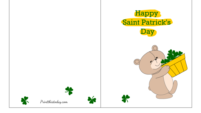 Beary Happy Saint Patrick's Day