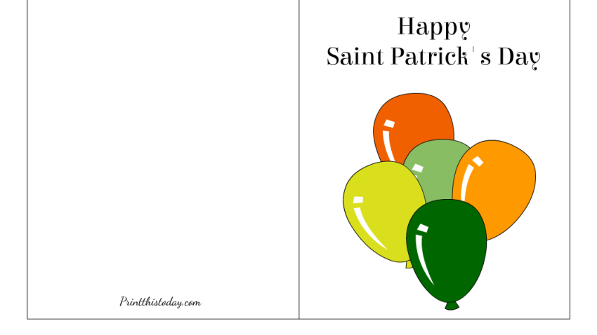 Saint Patrick's Day Balloons