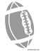 Free Printable American Football Stencils