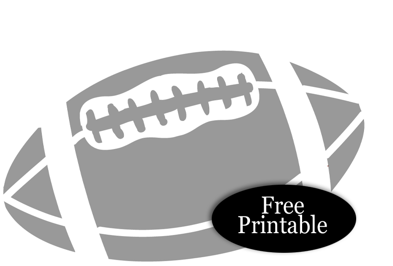 Free Printable Football Stencils