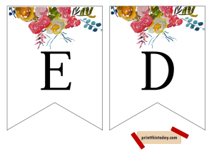 Free Printable “Just Married” and “Mr &amp; Mrs” Wedding Banners