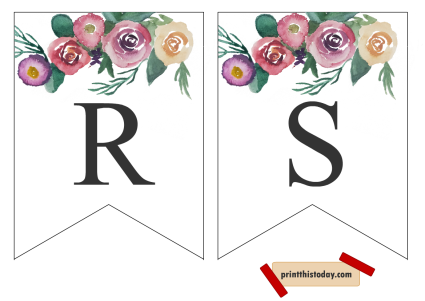 Free Printable “Just Married” and “Mr &amp; Mrs” Wedding Banners