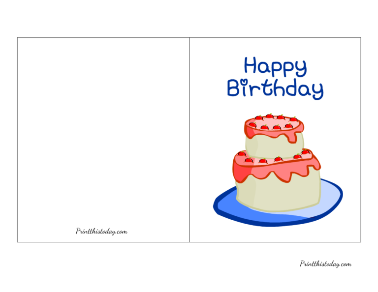 20 Free Printable Birthday Cards for Kids (Cute and Funny)
