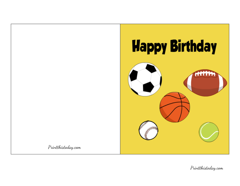 20 Free Printable Birthday Cards for Kids (Cute and Funny)