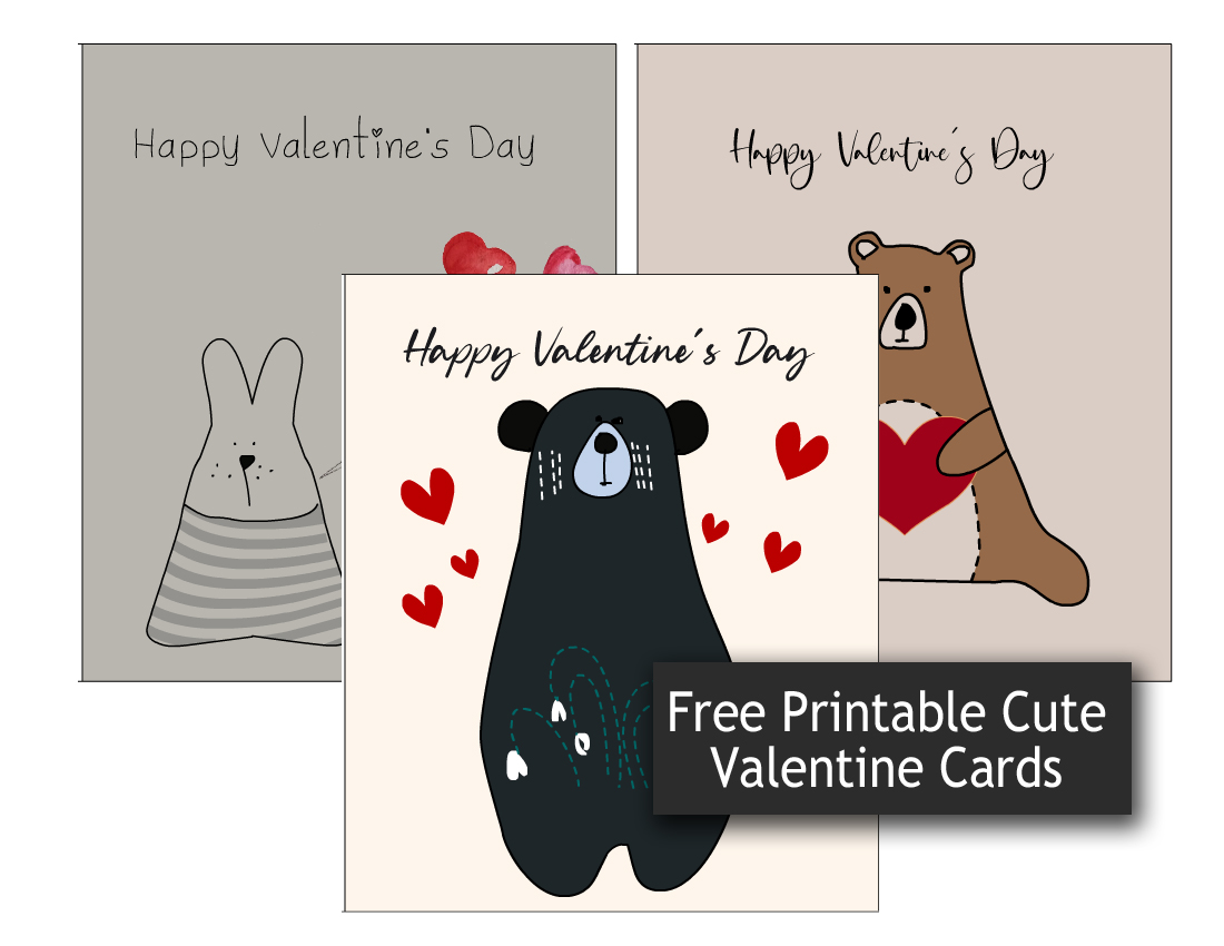 Free Printable Happy Valentine's Day Cards